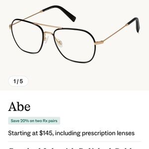 Warby Parker Aviator Glasses